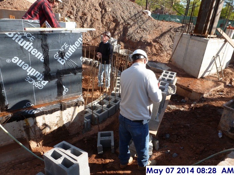 Laying block around Monumental Stair -1 Facing East (800x600)